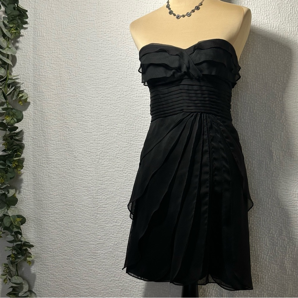 Adrianna Papell Layered Cocktail Dress